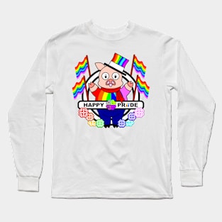 PIGGY'S HAPPY PRIDE Long Sleeve T-Shirt